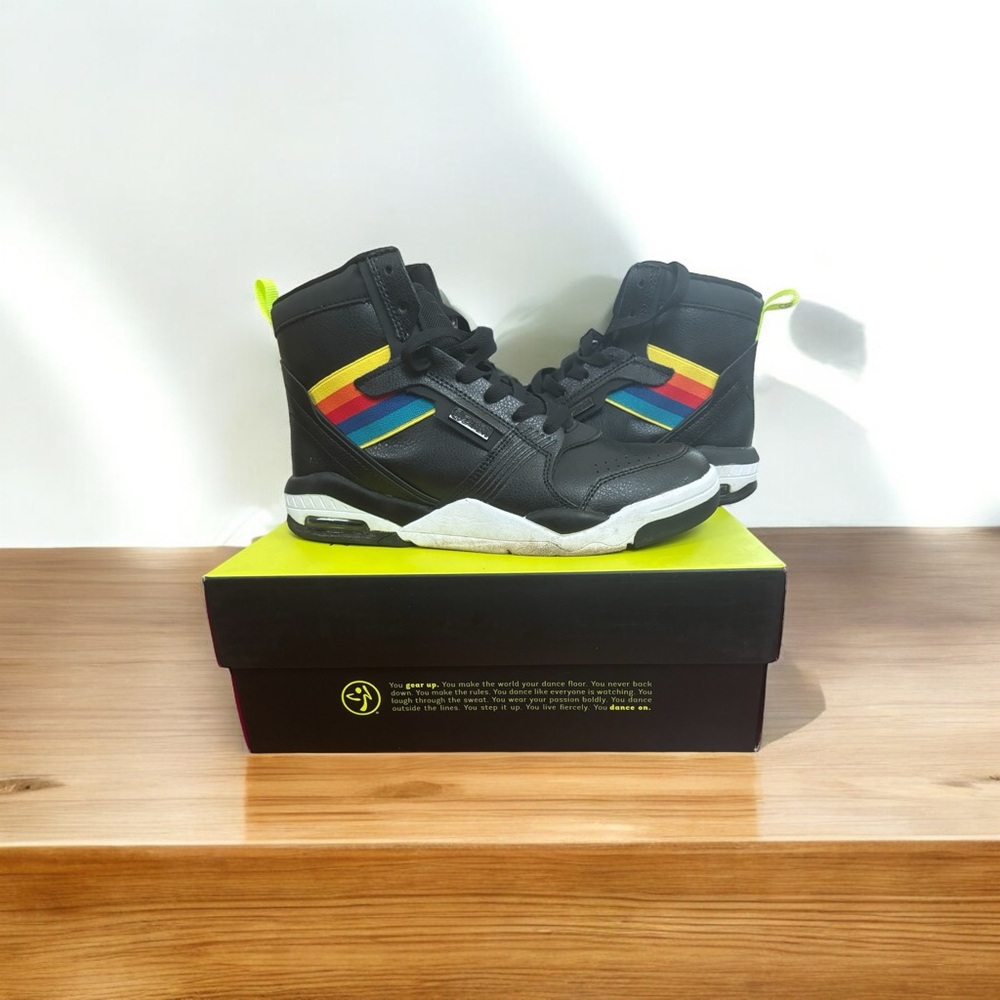 Stylish Black Multicolor Zumba Women's Sneakers